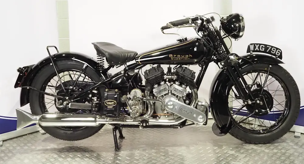 1939 Brough Superior SS80 motorcycle