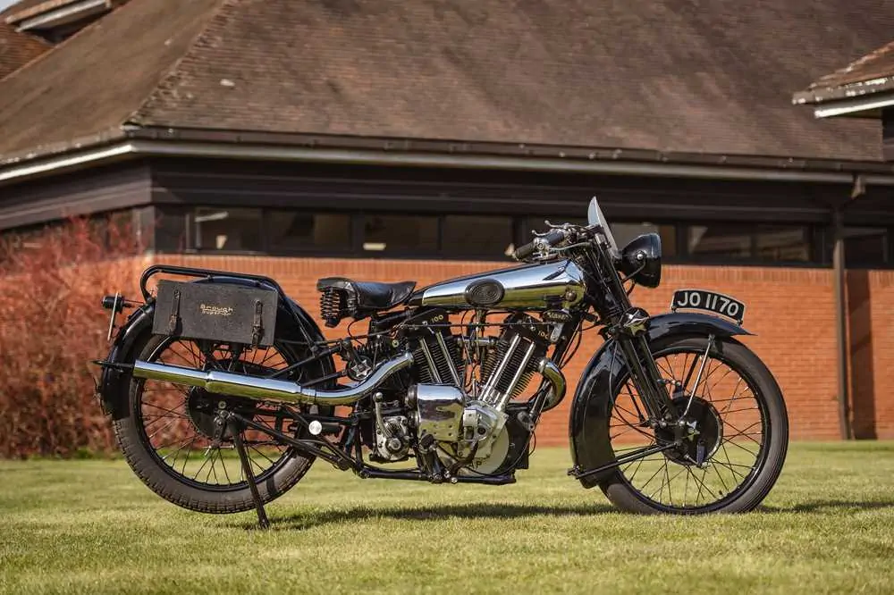 1930 Brough Superior SS100 Works MCC Edinburgh Trial Entry Ridden by George Brough himself